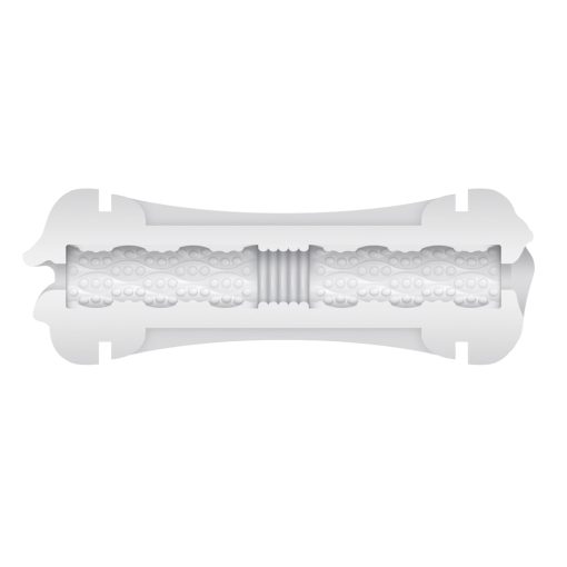 Zero Tolerance Double Dip Dual-Ended Realistic Stroker With Movie Download White - Image 2