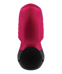 Gender X Body Kisses Rechargeable Vibrating Silicone Suction Massager Red