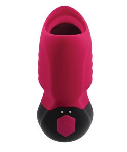 Gender X Body Kisses Rechargeable Vibrating Silicone Suction Massager Red
