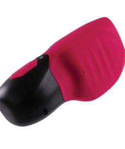 Gender X Body Kisses Rechargeable Vibrating Silicone Suction Massager Red