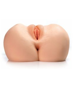 Pdx Plus Ez Bang Torso Dual Entry Masturbator Beige