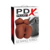 Pdx Plus Ez Bang Torso Dual Entry Masturbator Brown