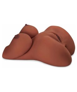 Pdx Plus Ez Bang Torso Dual Entry Masturbator Brown