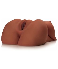 Pdx Plus Ez Bang Torso Dual Entry Masturbator Brown