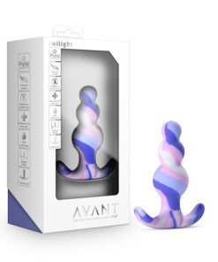 Blush Avant Twilight Silicone Anal Plug – Body-Safe Beginner Plug in Blue