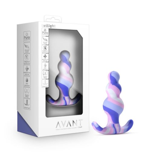 Blush Avant Twilight Silicone Anal Plug – Body-Safe Beginner Plug in Blue