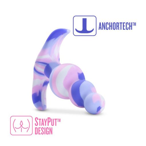 Blush Avant Twilight Silicone Anal Plug – Body-Safe Beginner Plug in Blue - Image 4