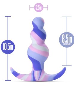 Blush Avant Twilight Silicone Anal Plug – Body-Safe Beginner Plug in Blue
