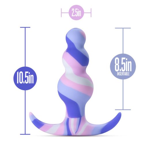 Blush Avant Twilight Silicone Anal Plug – Body-Safe Beginner Plug in Blue - Image 6