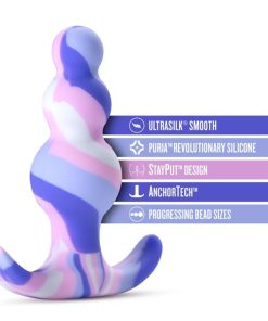 Blush Avant Twilight Silicone Anal Plug – Body-Safe Beginner Plug in Blue