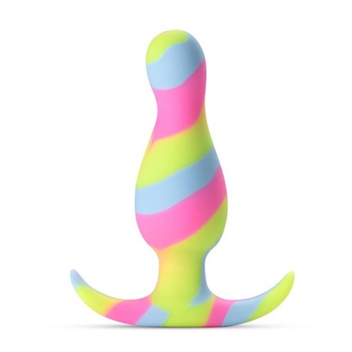 Avant Kaleido Silicone Anal Plug Lime - Image 2