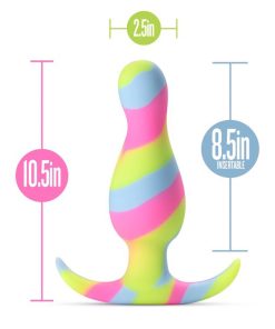 Avant Kaleido Silicone Anal Plug Lime
