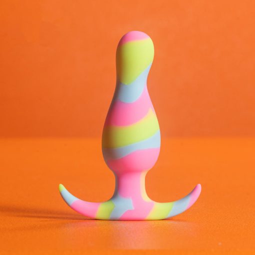 Avant Kaleido Silicone Anal Plug Lime - Image 7