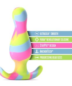 Avant Kaleido Silicone Anal Plug Lime