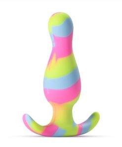 Avant Kaleido Silicone Anal Plug Lime