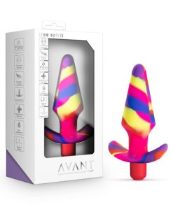 Avant Free Spirit Silicone Vibrating Anal Plug Scarlet