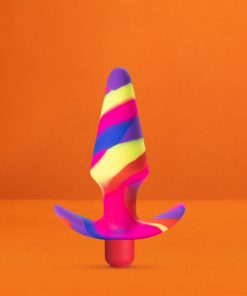 Avant Free Spirit Silicone Vibrating Anal Plug Scarlet