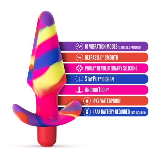 Avant Free Spirit Silicone Vibrating Anal Plug Scarlet - Image 8