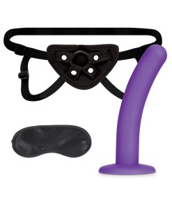 Lux Fetish Strap-On Harness & 5 In. Dildo Set