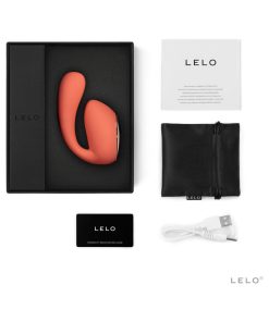 Lelo Ida Wave Rechargeable Dual Stimulator Coral Red
