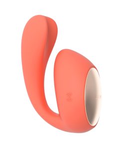 Lelo Ida Wave Rechargeable Dual Stimulator Coral Red