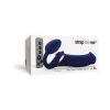 Strap-On-Me Rechargeable Remote-Controlled Multi Orgasm Bendable Strap-On Night Blue Xl