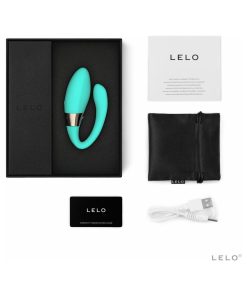 Lelo Tiani Harmony Rechargeable Dual Stimulation Couples Vibrator Aqua