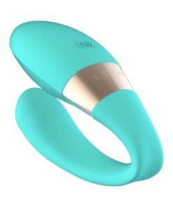 Lelo Tiani Harmony Rechargeable Dual Stimulation Couples Vibrator Aqua