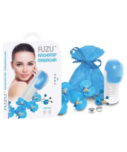 Fuzu Vibrating Fingertip Massager Neon Blue