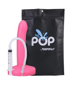 Tantus Pop Slim Squirting Dildo Watermelon (Bag)