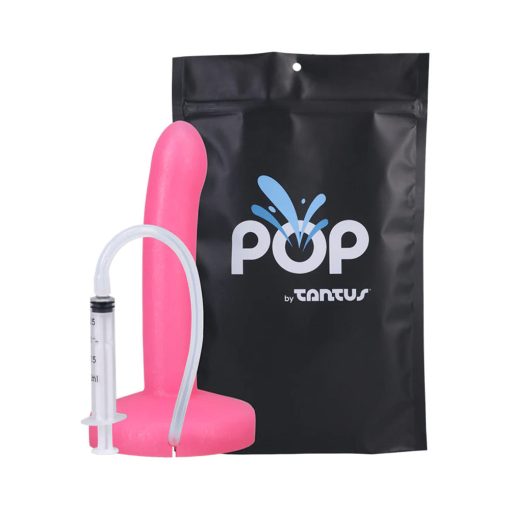 Tantus Pop Slim Squirting Dildo Watermelon (Bag)