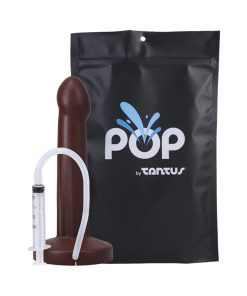 Tantus Pop Squirting Dildo Espresso (Bag)