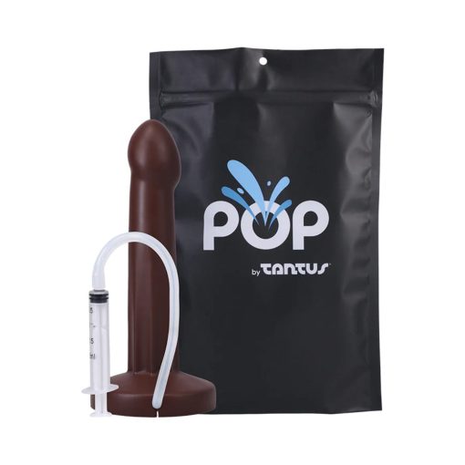 Tantus Pop Squirting Dildo Espresso (Bag)