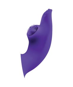 Evolved Lick Me Rechargeable Dual Entry Triple Stimulation Silicone Vibrator Purple