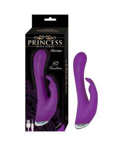 Princess Bunny Tickler Dual Stimulator Silicone Purple