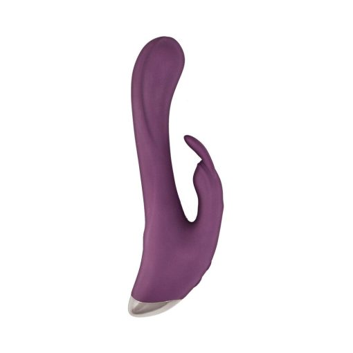Princess Bunny Tickler Dual Stimulator Silicone Purple - Image 3