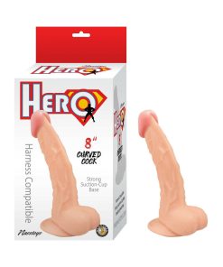 Hero Curved Cock 8 In. Beige