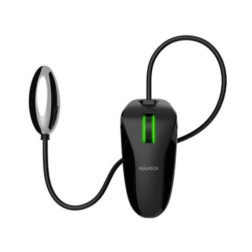 Realrock Realistic 9 In. Vibrating Hollow Strap-On With Balls Black - Image 4