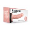 Realrock Realistic 6 In. Hollow Strap-On Beige