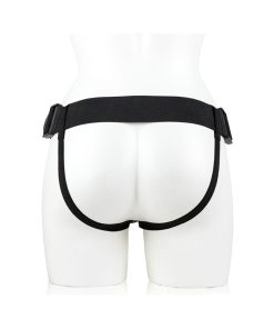 Realrock Realistic 6 In. Hollow Strap-On Black