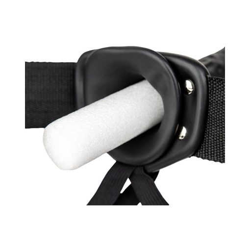 Realrock Realistic 6 In. Hollow Strap-On Black - Image 6