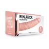 Realrock Realistic 8 In. Hollow Strap-On Beige
