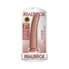 Realrock Realistic 7 In. Slim Dildo With Suction Cup Tan