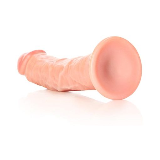 Realrock Realistic 8 In. Curved Dildo With Suction Cup Beige - Image 6
