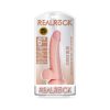 Realrock Realistic 6 In. Curved Dildo With Balls And Suction Cup Flesh