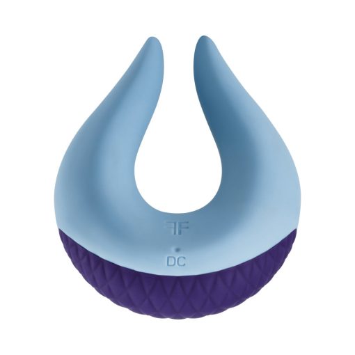 Femmefunn Volea Rechargeable Silicone Fluttering Tip Vibrator Light Blue - Image 2