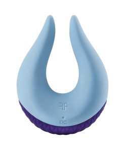 Femmefunn Volea Rechargeable Silicone Fluttering Tip Vibrator Light Blue