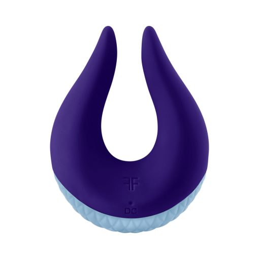 Femmefunn Volea Rechargeable Silicone Fluttering Tip Vibrator Dark Purple - Image 3