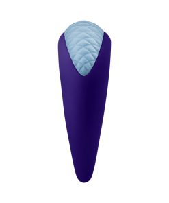 Femmefunn Volea Rechargeable Silicone Fluttering Tip Vibrator Dark Purple