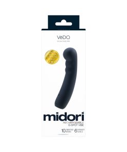 Vedo Midori Rechargeable G-Spot Vibe Just Black